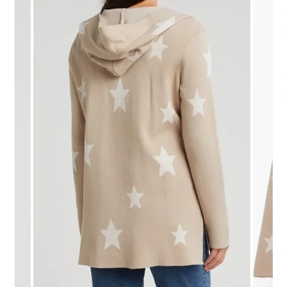 Splendid Sydney star hooded cardigan